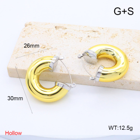 GEE002735bhia-066  316 Pin 18K PVD,Handmade Polished  Stainless Steel Earrings  BC25060167E-G
