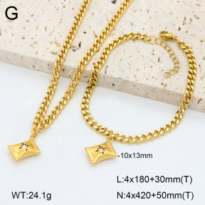 2S0012558ahjb-706  Stainless Steel Set