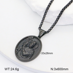 2N2007345bbov-452  Stainless Steel Necklace