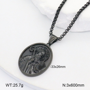 2N2007347bbov-452  Stainless Steel Necklace