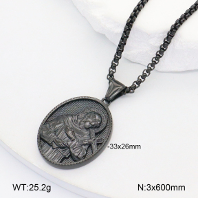 2N2007349bbov-452  Stainless Steel Necklace