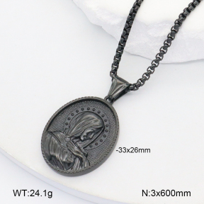 2N2007354bbov-452  Stainless Steel Necklace