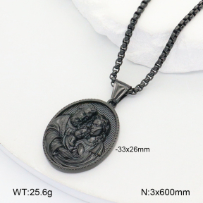 2N2007355bbov-452  Stainless Steel Necklace