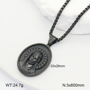 2N2007357bbov-452  Stainless Steel Necklace