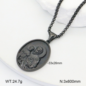 2N2007358bbov-452  Stainless Steel Necklace