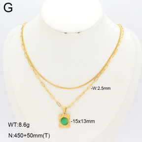 2N4005002bbov-749  Stainless Steel Necklace