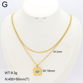 2N4005003bbov-749  Stainless Steel Necklace