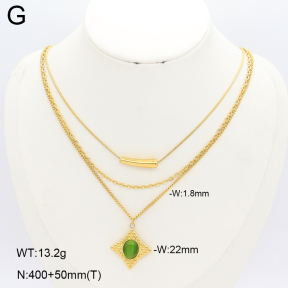 2N4005005bhva-749  Stainless Steel Necklace
