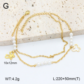 2A9001800vbll-350  Stainless Steel Anklets