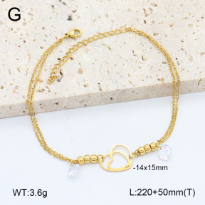 2A9001806ablb-350  Stainless Steel Anklets