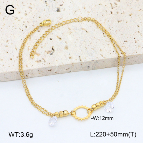 2A9001808ablb-350  Stainless Steel Anklets