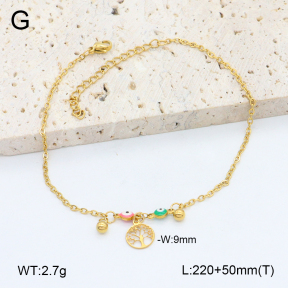 2A9001810baka-350  Stainless Steel Anklets