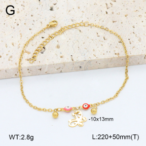 2A9001811baka-350  Stainless Steel Anklets
