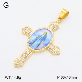 2P4001401ahlv-497  Stainless Steel Pendant