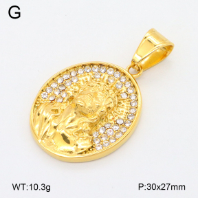 2P4001410bhva-497  Stainless Steel Pendant