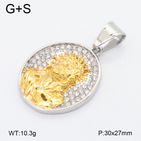 2P4001411bhva-497  Stainless Steel Pendant