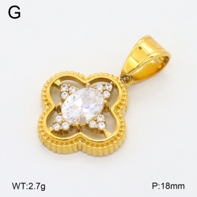 2P4001412bhva-497  Stainless Steel Pendant