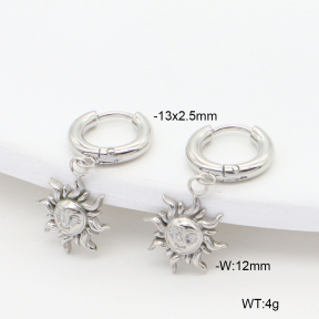 6E2007408bhia-908  316 Pin,Handmade Polished  Stainless Steel Earrings