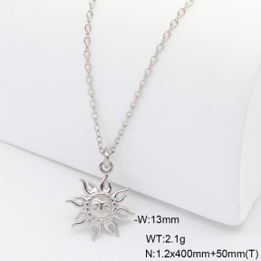 6N2005151vbpb-908  Handmade Polished  Stainless Steel Necklace