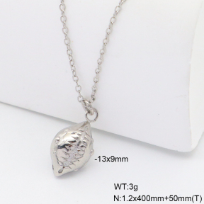 6N2005157bbov-908  Handmade Polished  Stainless Steel Necklace