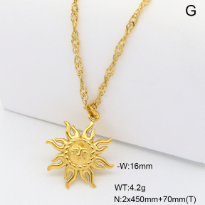 6N2005158ahjb-908  18K PVD,Handmade Polished  Stainless Steel Necklace