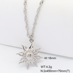 6N2005159bhia-908  Handmade Polished  Stainless Steel Necklace