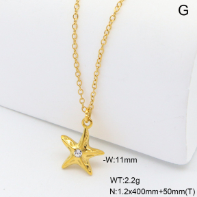 6N4004516bhva-908  18K PVD Czech Stones,Handmade Polished  Stainless Steel Necklace