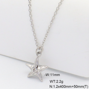 6N4004517vbpb-908  Czech Stones,Handmade Polished  Stainless Steel Necklace