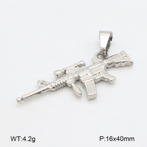 2P2005004baka-436  Stainless Steel Pendant