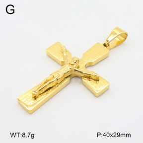 2P2005009bbov-436  Stainless Steel Pendant