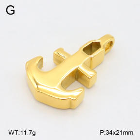 2P2005077bhva-209  Stainless Steel Pendant