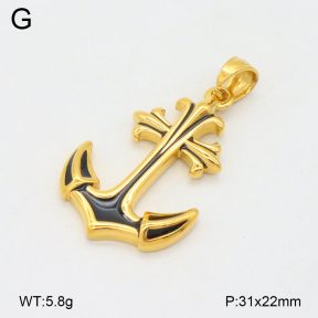 2P3000771bbpo-209  Stainless Steel Pendant