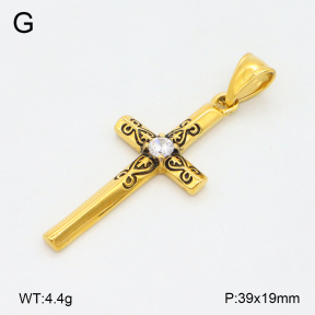 2P4001504ahjb-209  Stainless Steel Pendant