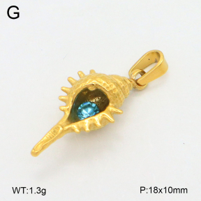 2P4001509bbml-209  Stainless Steel Pendant