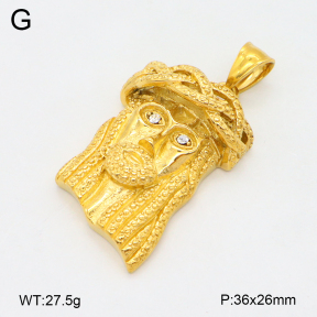 2P4001513bhia-209  Stainless Steel Pendant