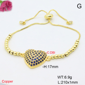 F6B406915vbmb-L017  Fashion Copper Bracelet