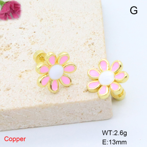 F6E302124baka-L017  Fashion Copper Earrings