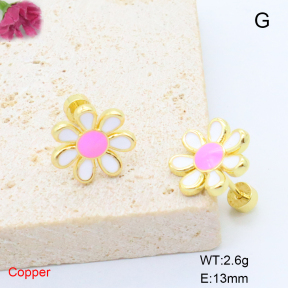 F6E302125baka-L017  Fashion Copper Earrings