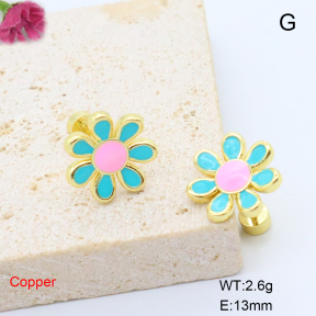 F6E302126baka-L017  Fashion Copper Earrings