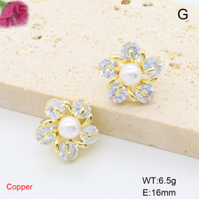 F6E405767ablb-L017  Fashion Copper Earrings