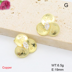 F6E405769ablb-L017  Fashion Copper Earrings