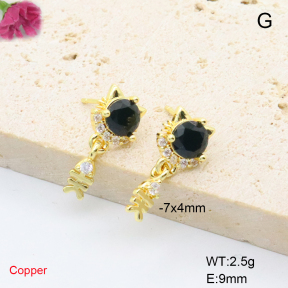 F6E405774ablb-L017  Fashion Copper Earrings