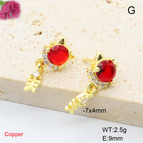 F6E405776ablb-L017  Fashion Copper Earrings