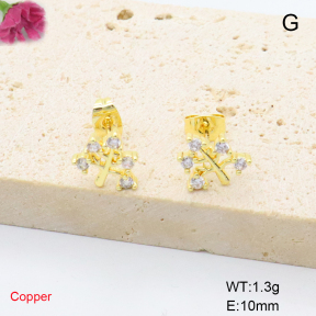 F6E405780baka-L017  Fashion Copper Earrings