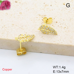 F6E405785aajl-L017  Fashion Copper Earrings