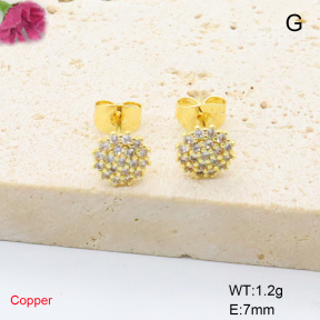 F6E405786aajl-L017  Fashion Copper Earrings