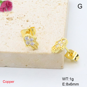 F6E405792aajl-L017  Fashion Copper Earrings