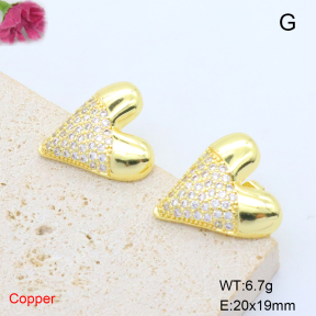 F6E405804vbmb-L017  Fashion Copper Earrings