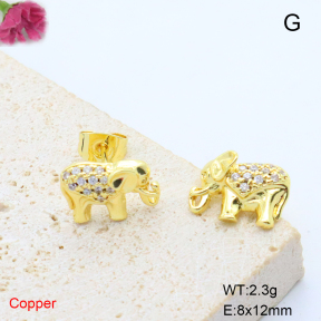 F6E405806baka-L017  Fashion Copper Earrings