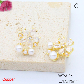 F6E405810vbmb-L017  Fashion Copper Earrings